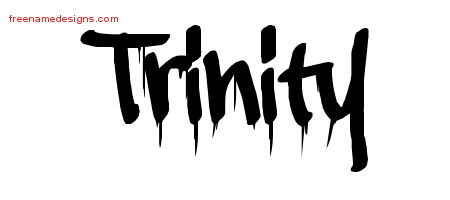 Graffiti Name Tattoo Designs Trinity Free Lettering