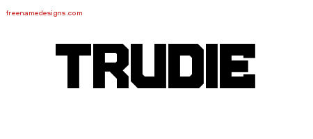 Titling Name Tattoo Designs Trudie Free Printout