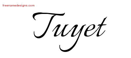Calligraphic Name Tattoo Designs Tuyet Download Free