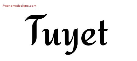 Calligraphic Stylish Name Tattoo Designs Tuyet Download Free