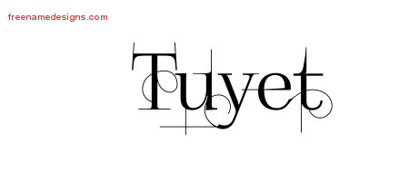 Decorated Name Tattoo Designs Tuyet Free