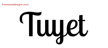 Handwritten Name Tattoo Designs Tuyet Free Download