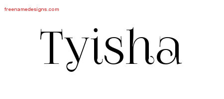 Vintage Name Tattoo Designs Tyisha Free Download