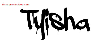 Graffiti Name Tattoo Designs Tyisha Free Lettering