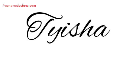 Cursive Name Tattoo Designs Tyisha Download Free
