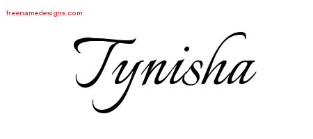 Calligraphic Name Tattoo Designs Tynisha Download Free