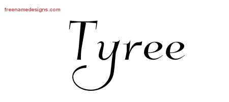 Elegant Name Tattoo Designs Tyree Download Free