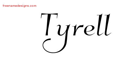 Elegant Name Tattoo Designs Tyrell Download Free