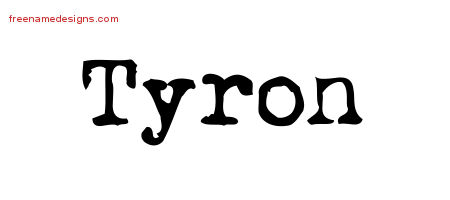 Vintage Writer Name Tattoo Designs Tyron Free