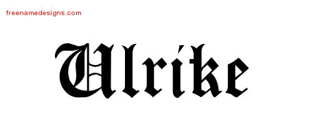 Blackletter Name Tattoo Designs Ulrike Graphic Download