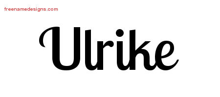 Handwritten Name Tattoo Designs Ulrike Free Download