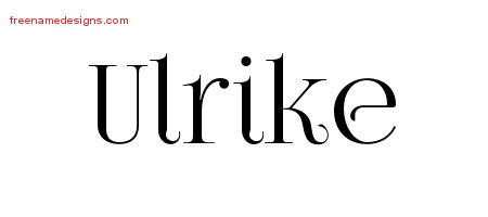 Vintage Name Tattoo Designs Ulrike Free Download