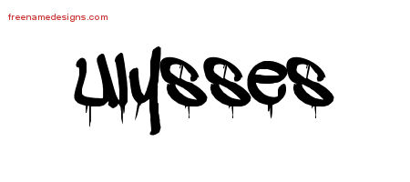 Graffiti Name Tattoo Designs Ulysses Free