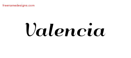 Art Deco Name Tattoo Designs Valencia Printable Art Deco Name Tattoo Designs Valencia Printable