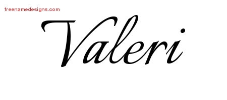 Calligraphic Name Tattoo Designs Valeri Download Free