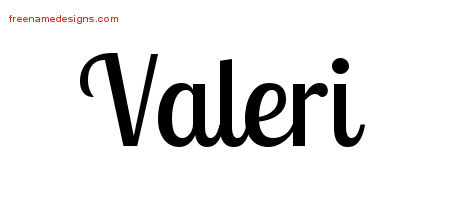 Handwritten Name Tattoo Designs Valeri Free Download