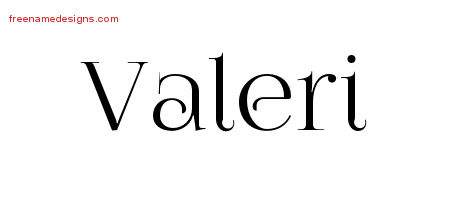 Vintage Name Tattoo Designs Valeri Free Download