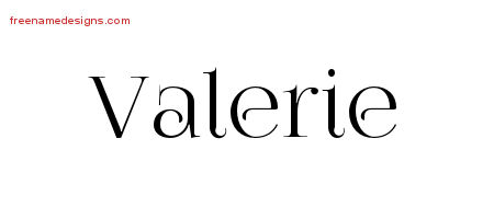 Vintage Name Tattoo Designs Valerie Free Download