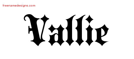 Old English Name Tattoo Designs Vallie Free