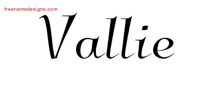 Elegant Name Tattoo Designs Vallie Free Graphic