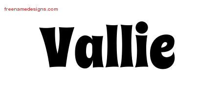 Groovy Name Tattoo Designs Vallie Free Lettering