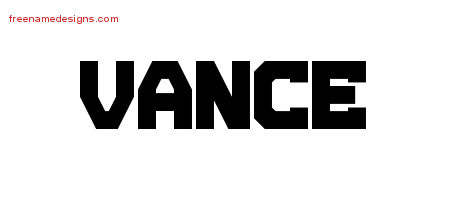 Titling Name Tattoo Designs Vance Free Download