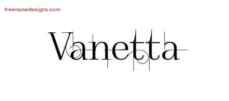 Decorated Name Tattoo Designs Vanetta Free