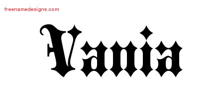 Old English Name Tattoo Designs Vania Free Old English Name Tattoo Designs Vania Free