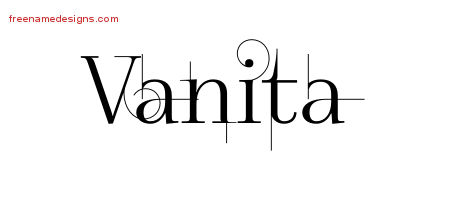 Decorated Name Tattoo Designs Vanita Free