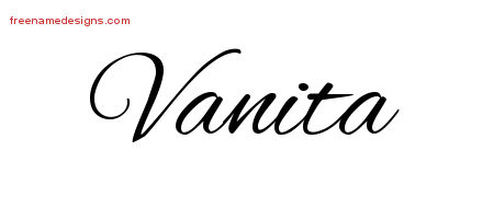 Cursive Name Tattoo Designs Vanita Download Free