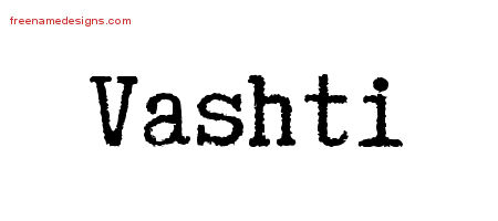 Typewriter Name Tattoo Designs Vashti Free Download