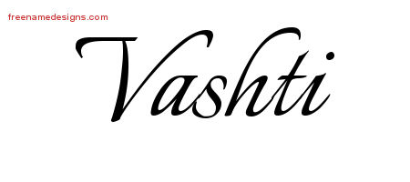 Calligraphic Name Tattoo Designs Vashti Download Free