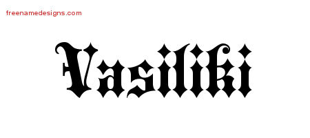 Old English Name Tattoo Designs Vasiliki Free