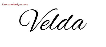 Cursive Name Tattoo Designs Velda Download Free