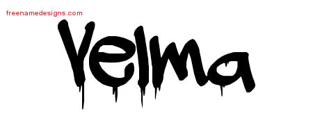 Graffiti Name Tattoo Designs Velma Free Lettering