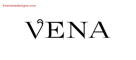 Flourishes Name Tattoo Designs Vena Printable