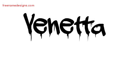 Graffiti Name Tattoo Designs Venetta Free Lettering
