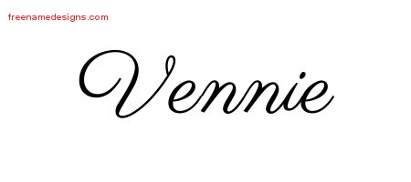 Classic Name Tattoo Designs Vennie Graphic Download