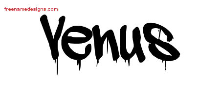 Graffiti Name Tattoo Designs Venus Free Lettering