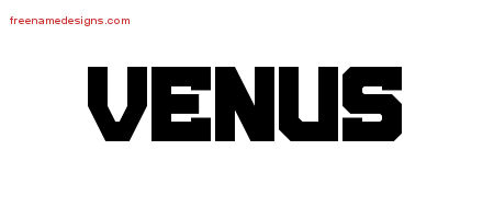 Titling Name Tattoo Designs Venus Free Printout