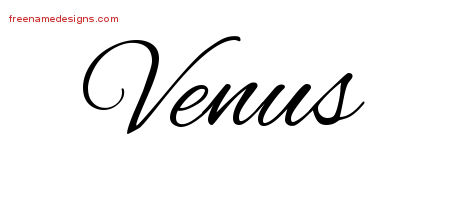 Cursive Name Tattoo Designs Venus Download Free