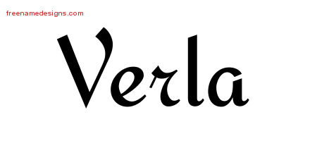 Calligraphic Stylish Name Tattoo Designs Verla Download Free