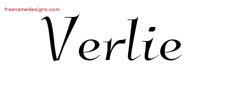 Elegant Name Tattoo Designs Verlie Free Graphic