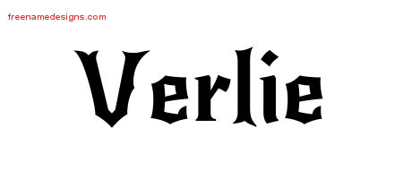 Gothic Name Tattoo Designs Verlie Free Graphic