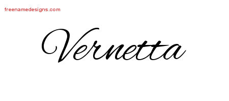 Cursive Name Tattoo Designs Vernetta Download Free
