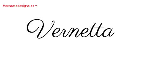 Classic Name Tattoo Designs Vernetta Graphic Download