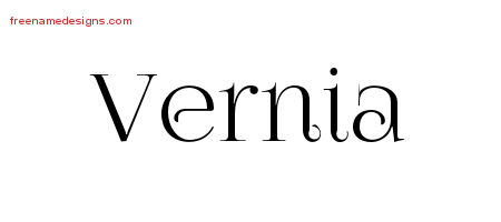 Vintage Name Tattoo Designs Vernia Free Download