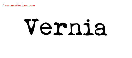 Vintage Writer Name Tattoo Designs Vernia Free Lettering