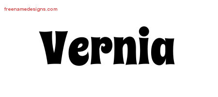 Groovy Name Tattoo Designs Vernia Free Lettering