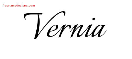 Calligraphic Name Tattoo Designs Vernia Download Free